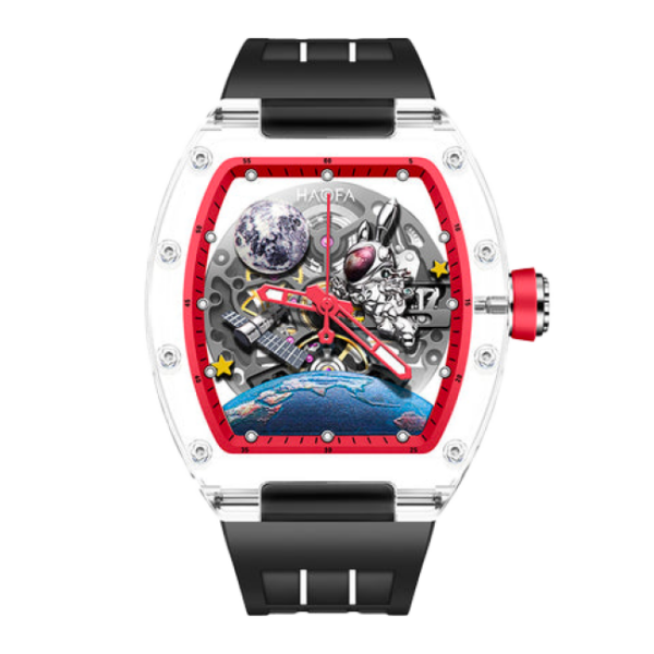 HAOFA Turbillon 2320 Crystal Spaceship red